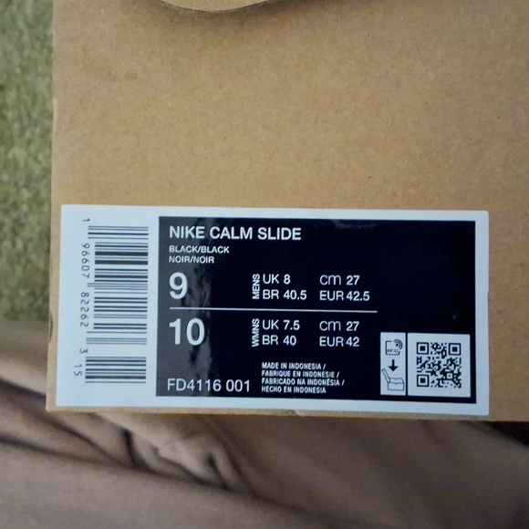 Nike Unisex Black Slide Sandals main image 6